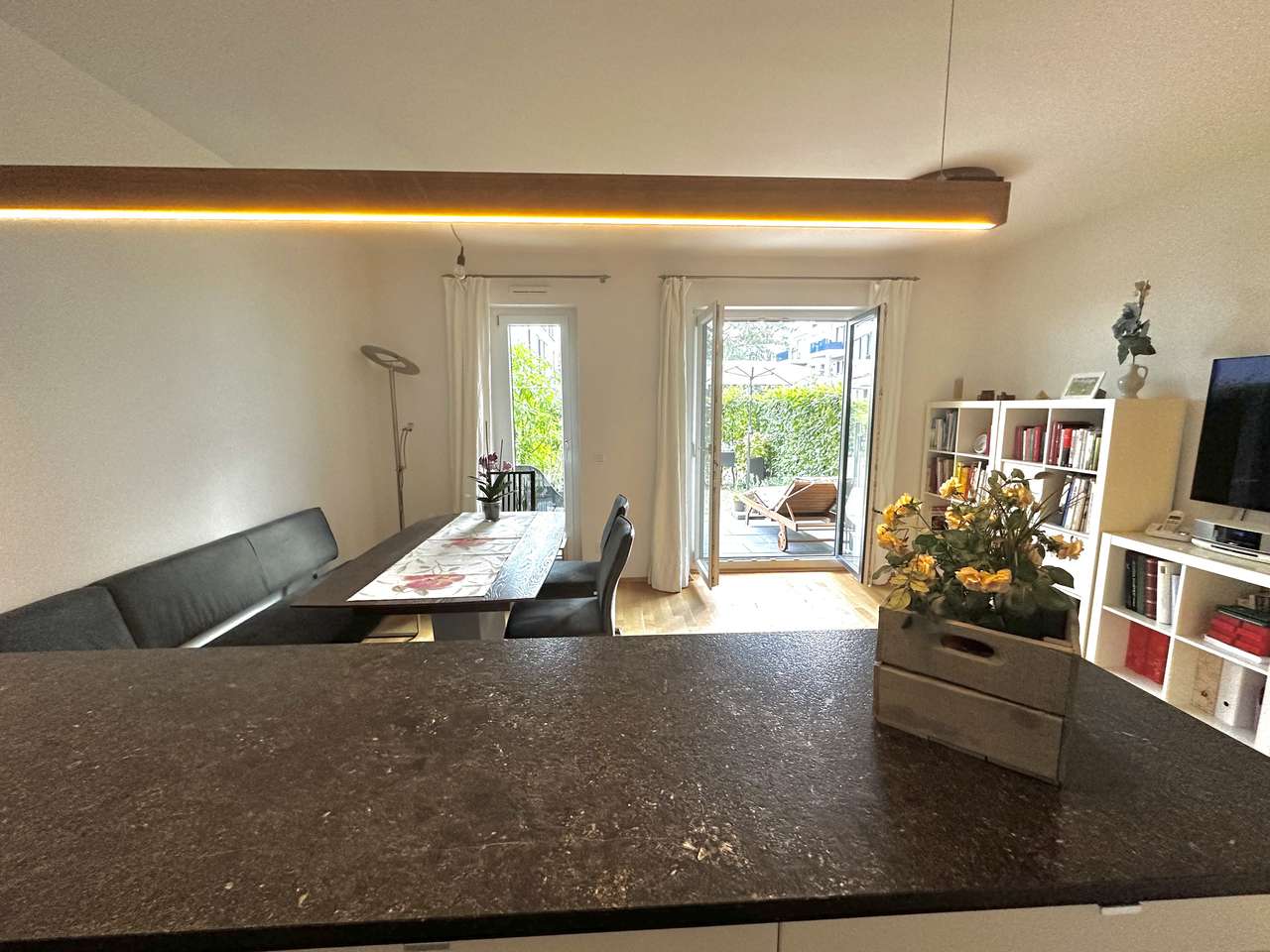 Neubau barrierefreie Gartenwohnung 2018 (Optional TG mit Wallbox) +Küche + 2 Bäder