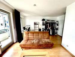 Wohnzimmer mit Homeoffice Wohnzimmer mit Homeoffice